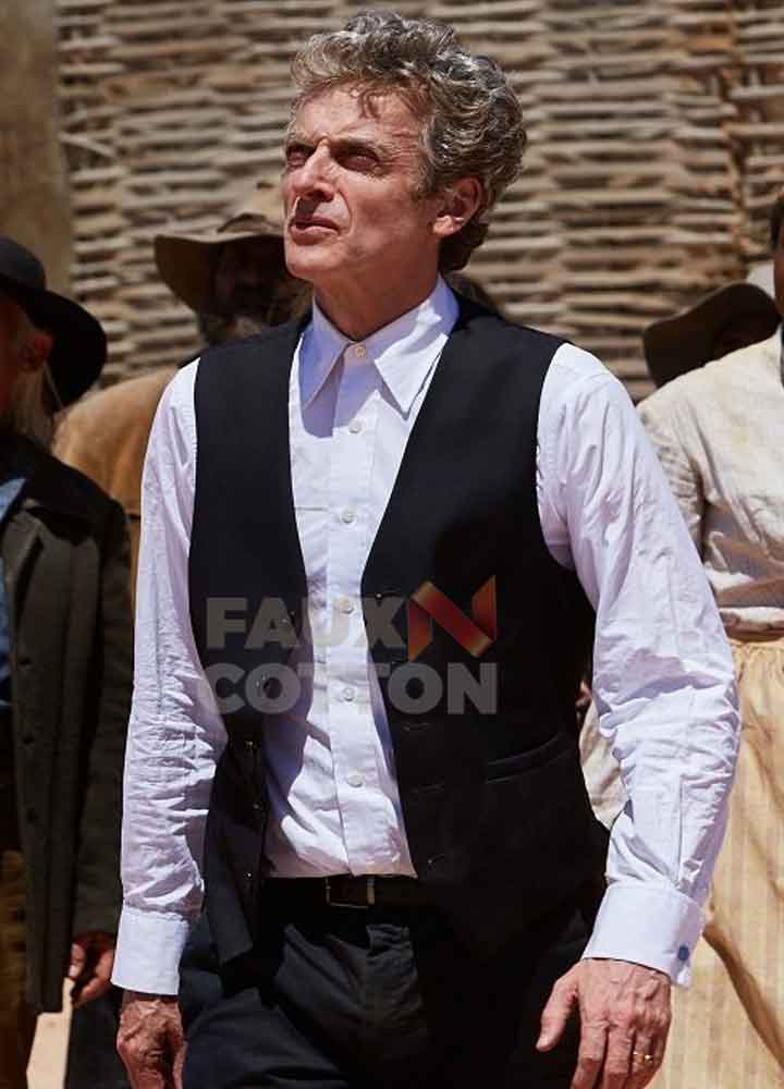 Doctor Who Peter Capaldi Black Cotton Vest